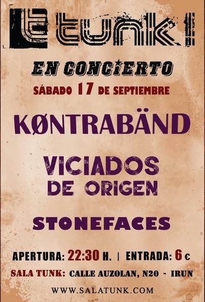 concierto de KØNTRABÄND